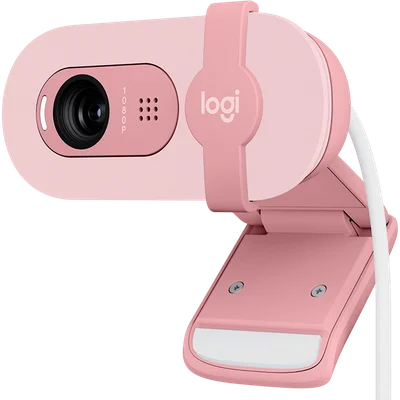 LOGITECH Brio 100 Full HD Webcam - ROSE - USB
