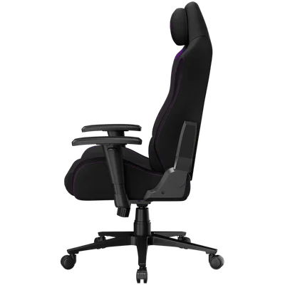 LORGAR CHA41, Ergonomic Gaming Chair Advanced, premium anti-stain fabric, Black/purple