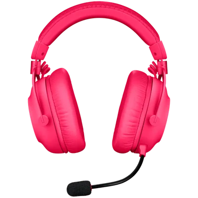 Гейминг слушалки Logitech G PRO X2 LIGHTSPEED безжични, магента