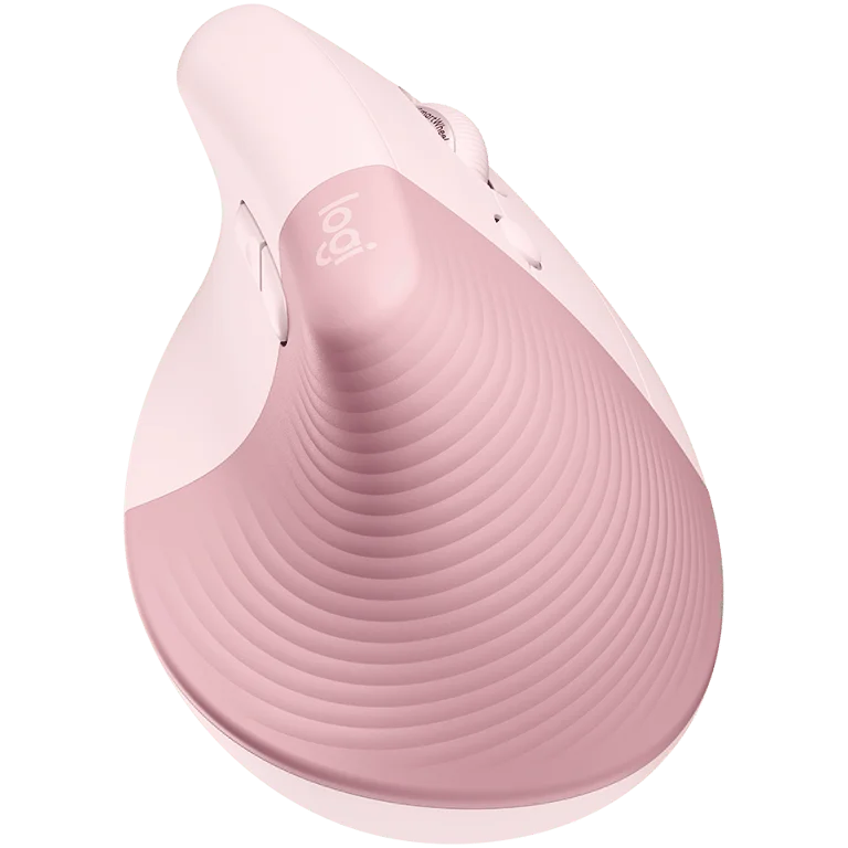 Мишка Logitech Lift вертикална ергономична розова