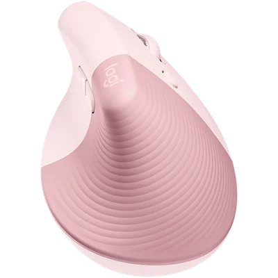 Мишка Logitech Lift вертикална ергономична розова