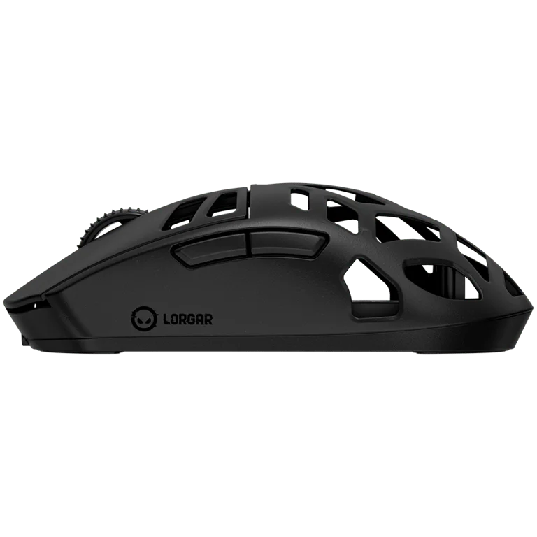 Гейминг мишка Lorgar MSE90W Elite безжична, магнезиева сплав, черна