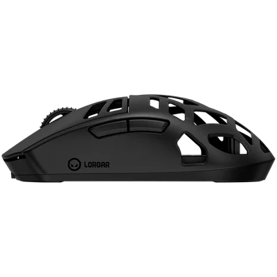 Гейминг мишка Lorgar MSE90W Elite безжична, магнезиева сплав, черна