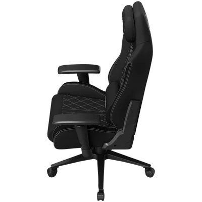 LORGAR CHA41, Ergonomic Gaming Chair Advanced, premium anti-stain fabric, Black/white