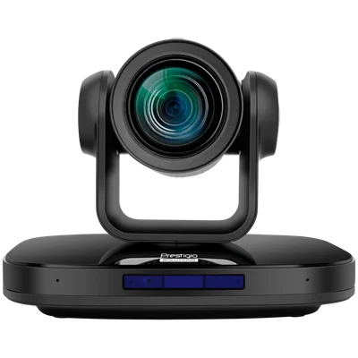Видеоконферентна PTZ камера Prestigio Solutions Alpha 4K UHD, 8.4 MP, AI, PoE, HDMI 2.0, USB 3.0, RJ45, 3G-SDI, черен