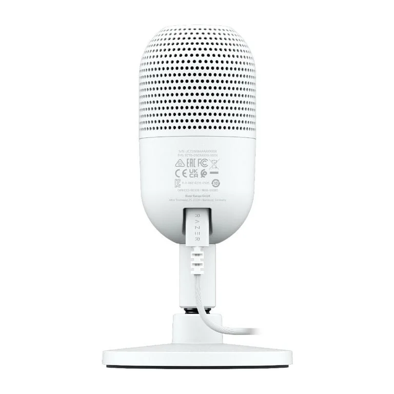 Микрофон Razer Seiren V3 Mini RZ19-05050300-R3M1 бял, кондензаторен, USB-C, суперкардиоиден, ultra-compact