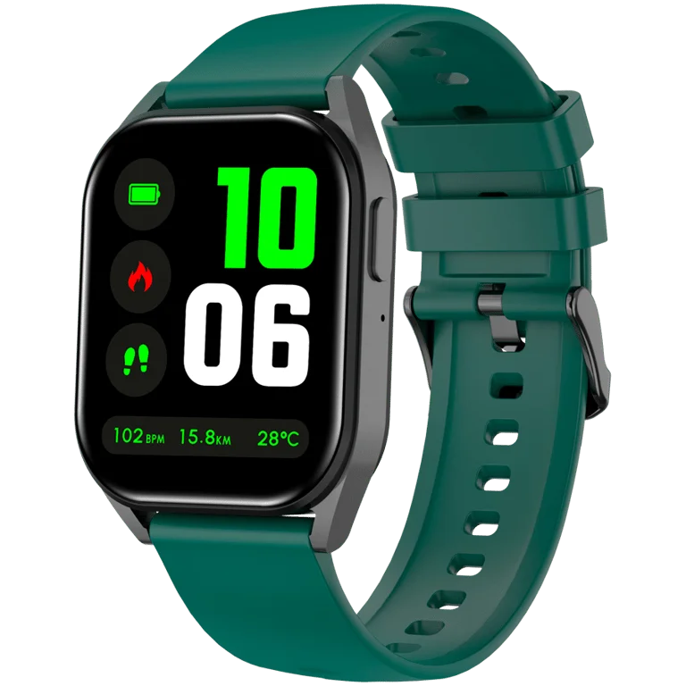 Смарт часовник CANYON – Chatter SW-58, 1.8" IPS, Bluetooth обаждания, черно-зелен