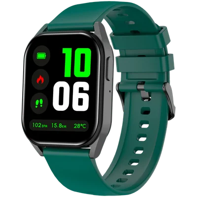 Смарт часовник CANYON – Chatter SW-58, 1.8" IPS, Bluetooth обаждания, черно-зелен