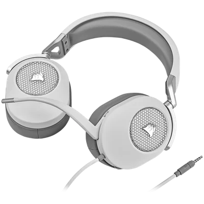 Гейминг слушалки CORSAIR HS65 Surround Бял