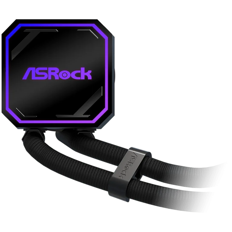 Охладителна система ASRock Pro 240 ARGB 90-APRA36-BAAGA6, течна, 240 мм радиатор, черен