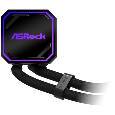 Охладителна система ASRock Pro 240 ARGB 90-APRA36-BAAGA6, течна, 240 мм радиатор, черен