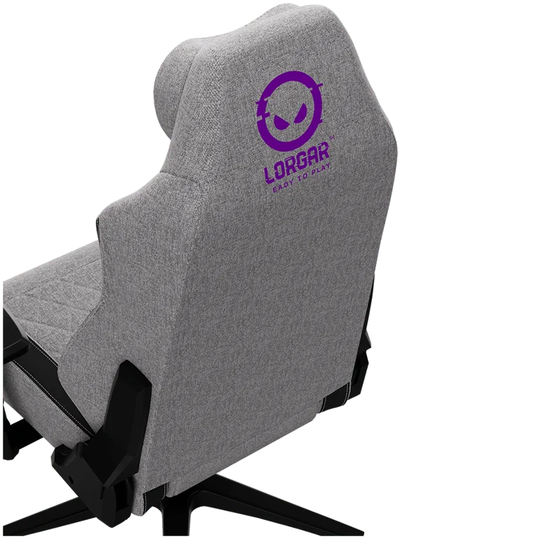 LORGAR CHA41, Ergonomic Gaming Chair Advanced, premium anti-stain fabric, Grey