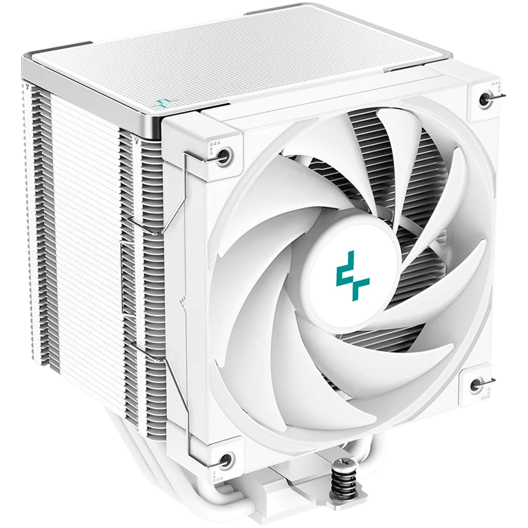 Охладител за процесор DeepCool AK500 WH 1x120mm вентилатор, TDP 240W, 5 топлинни тръби, Бял