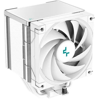 Охладител за процесор DeepCool AK500 WH 1x120mm вентилатор, TDP 240W, 5 топлинни тръби, Бял