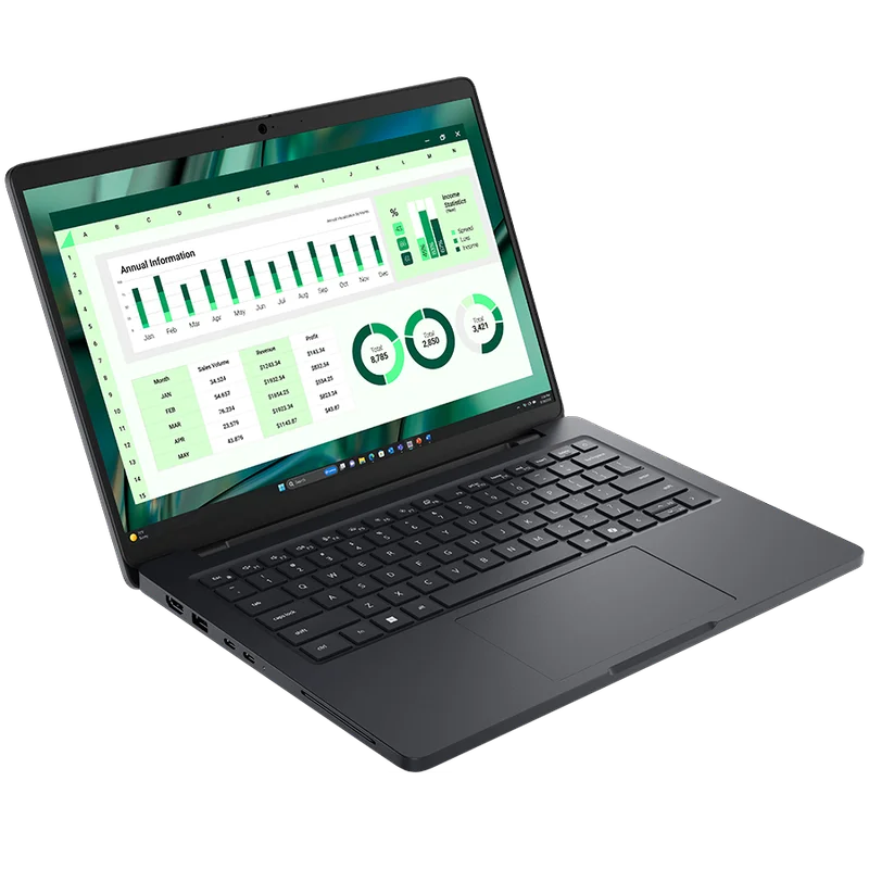 Dell Pro Max 14 (MC14250), Intel Core Ultra 7 255H(16C, 16T, 24MB, up to 5.1GHz), 14.0" FHD+(1920x1200) Non-Touch, 32GB(1x32GB) DDR5 LPCAMM, 512GB M.2 SSD, Nvidia RTX500 6GB, WiFi+BT, IR Cam+Mic, BG Backlit KBD, FPR, Win11Pro, 3Y Basic Onsite