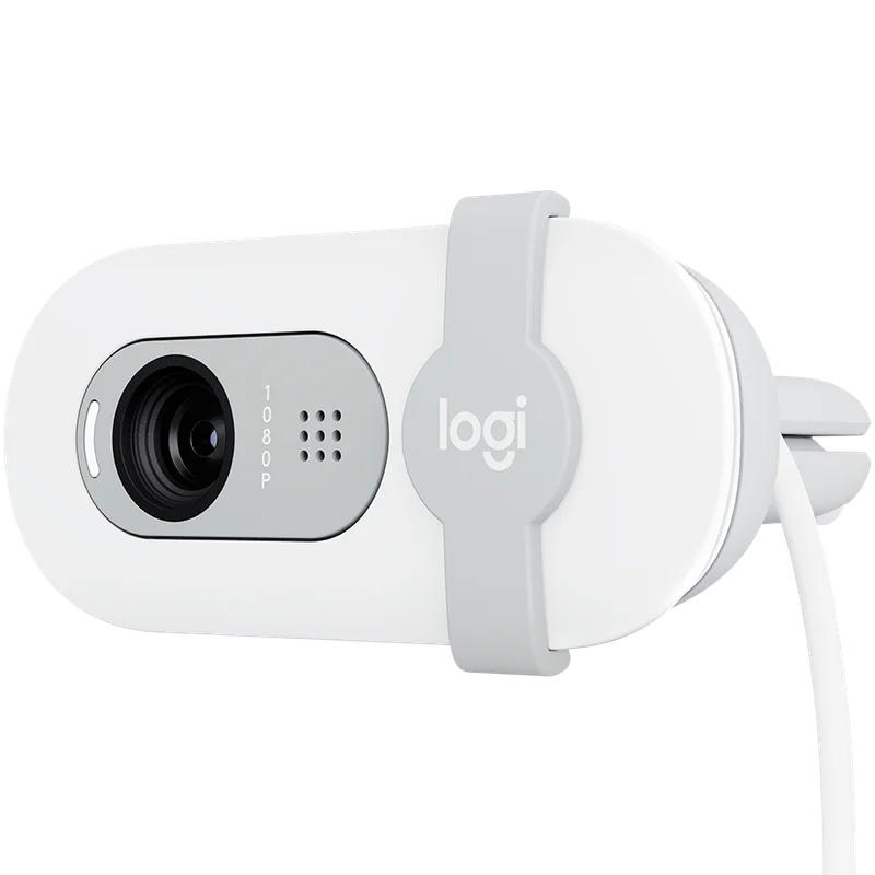 LOGITECH Brio 100 Full HD Webcam - OFF-WHITE - USB
