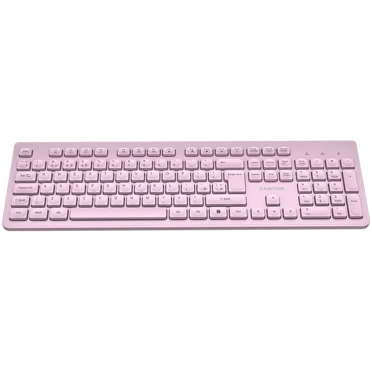 CANYON keyboard HKB-W01 UK/US AAA Wireless Pink