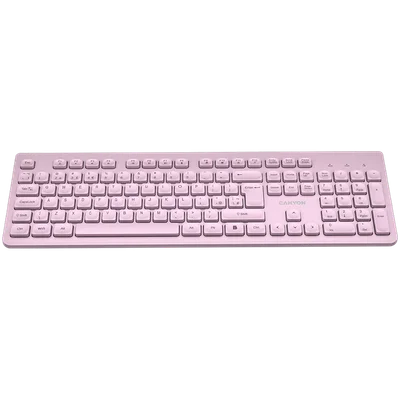 CANYON keyboard HKB-W01 UK/US AAA Wireless Pink