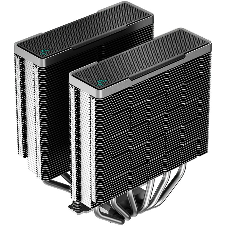 Охладител за процесор PROTECH DeepCool AK620 R-AK620-BKNNMT-G, 2x120mm PWM вентилатор, 6 heatpipes, TDP 260W, LGA2066/2011-v3/2011/1700/1200/115x, AMD AM5/AM4, 129x138x160mm, Черен