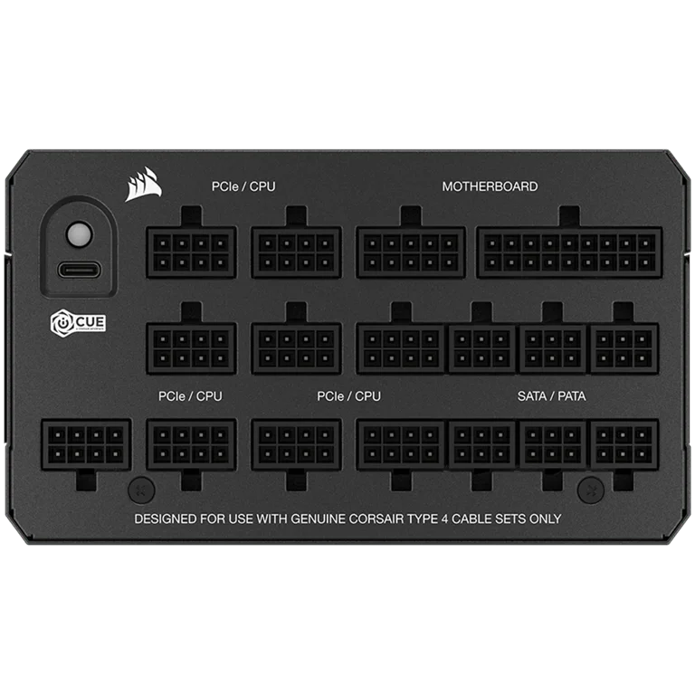 Захранване CORSAIR HX1200i 1200 W ATX 3.1 PCIe 5.1 80 PLUS Platinum модулно черно