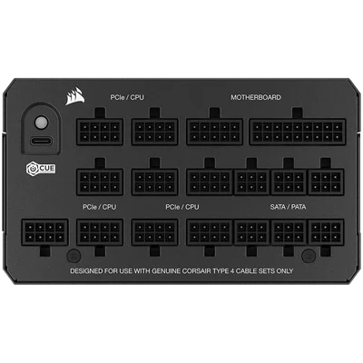 Захранване CORSAIR HX1200i 1200 W ATX 3.1 PCIe 5.1 80 PLUS Platinum модулно черно