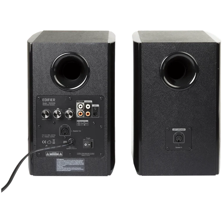 Тонколони Edifier – R2000DB, 2.0, Bluetooth, 120W, черни