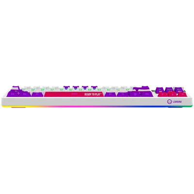 LORGAR Gaming Keyboard KBP70TKLW Pro Wireless White EN