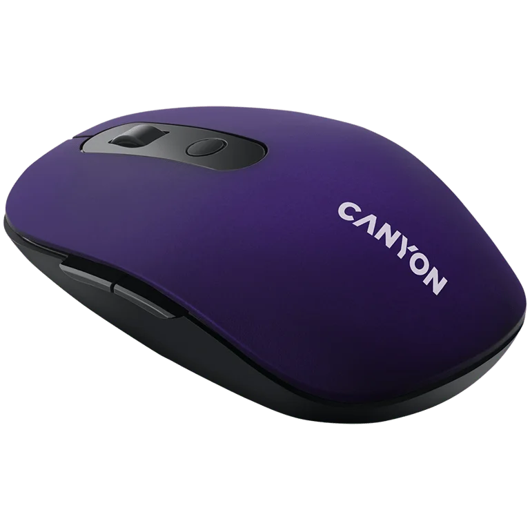 Безжична мишка CANYON MW-9 Dual-mode, виолетова