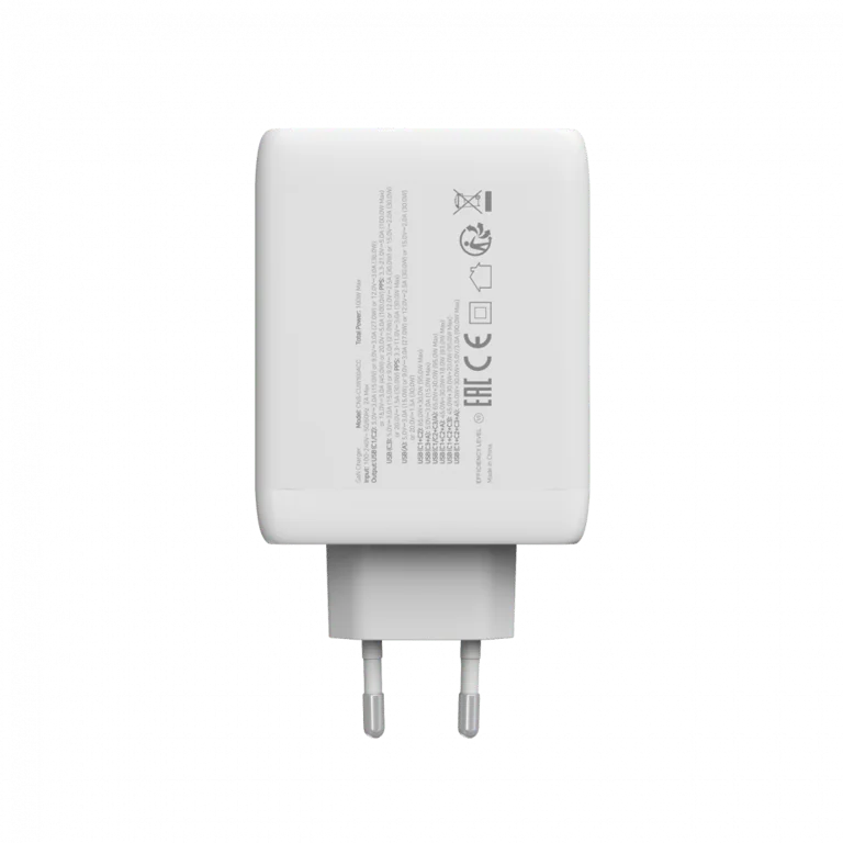 CANYON charger CU100ACC GaN 100W 3xPD 1xQC EU White