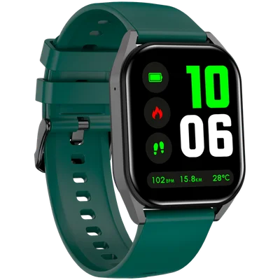 Смарт часовник CANYON – Chatter SW-58, 1.8" IPS, Bluetooth обаждания, черно-зелен