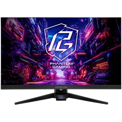 Монитор ASRock 27" IPS FHD (1920x1080), 180 Hz, 1 ms, sRGB 123%, HDR 400, говорители, черен