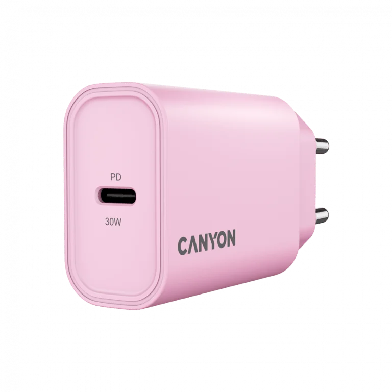 CANYON charger OnCharge 30CL Max Power 30W 1xPD EU Pink