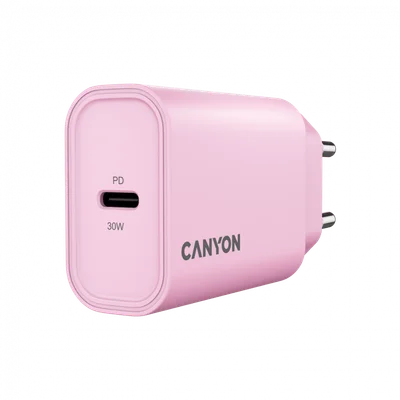 CANYON charger OnCharge 30CL Max Power 30W 1xPD EU Pink