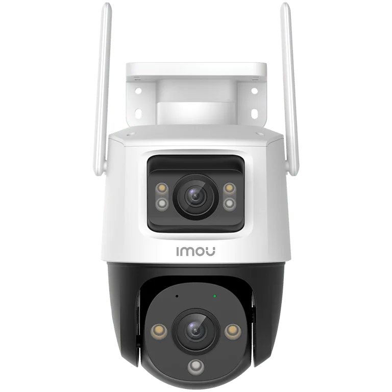 Imou Cruiser Dual, full color night vision Wi-Fi IP camera 5MP + 3MP, 355°Pan & 0-90°Tilt, 1/3" CMOS, H.265, micro SD(256GB), 30fps@1620, 3.6mm Fixed lens, FOV 78°, IR up to 30m, 8x Zoom, 1xRJ45, Mic&Speaker, spotlight, 110dB Siren, IP66,