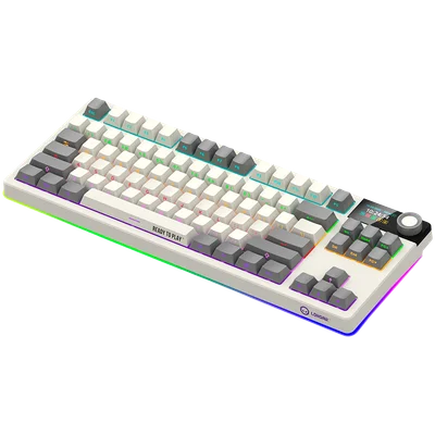 LORGAR KBP70TKLW, Wireless TKL Mechanical Gaming Keyboard Pro, Beige, EN layout
