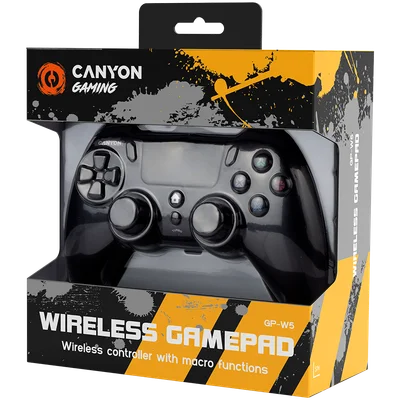 CANYON gamepad GP-W5 PS4 Wireless Black