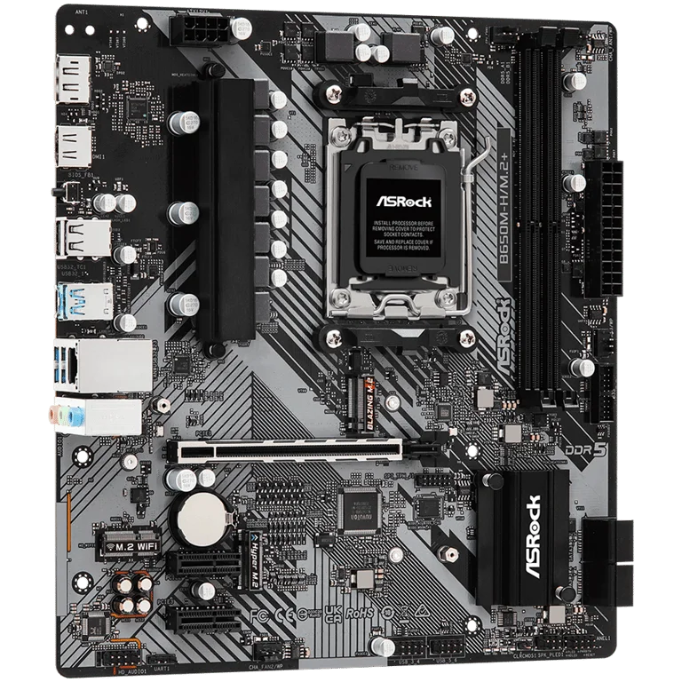 ASROCK B650M-H/M.2+ mATX AM5 DDR5