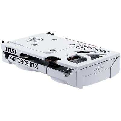 MSI Video Card NVIDIA GeForce RTX 5060 8G VENTUS 2X OC WHITE, 8GB GDDR7, 128-bit, 2535 MHz Boost, 3840 CUDA Cores, PCIe 5.0 (x8), 3x DP 2.1b, HDMI 2.1b, RAY TRACING, Dual Fan, 145W TDP, 8-pin PCIe Power, G-SYNC, 2-Slot, 3Y