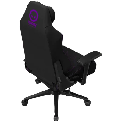LORGAR CHA41, Ergonomic Gaming Chair Advanced, premium anti-stain fabric, Black/purple