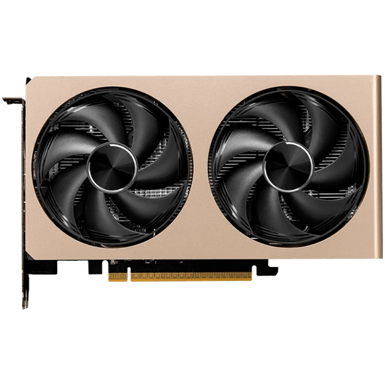 MSI Video Card NVIDIA GeForce RTX 5060 8G INSPIRE 2X OC, 8GB GDDR7, 128-bit, 2535 MHz Boost, 3840 CUDA Cores, PCIe 5.0 (x8), 3x DP 2.1b, HDMI 2.1b, RAY TRACING, Dual Fan, 145W TDP, 8-pin PCIe Power, G-SYNC, 2-Slot, 3Y