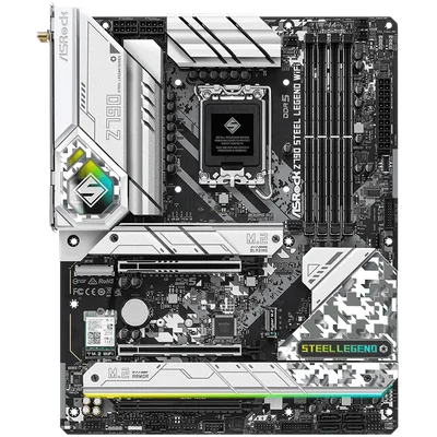 Дънна платка ASROCK Z790 Steel Legend ATX, Socket 1700, DDR5, Wi-Fi 6E