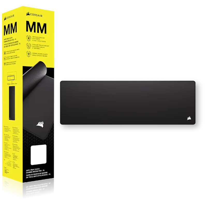 CORSAIR MM, Gaming Mousepad. Extended XL, Black