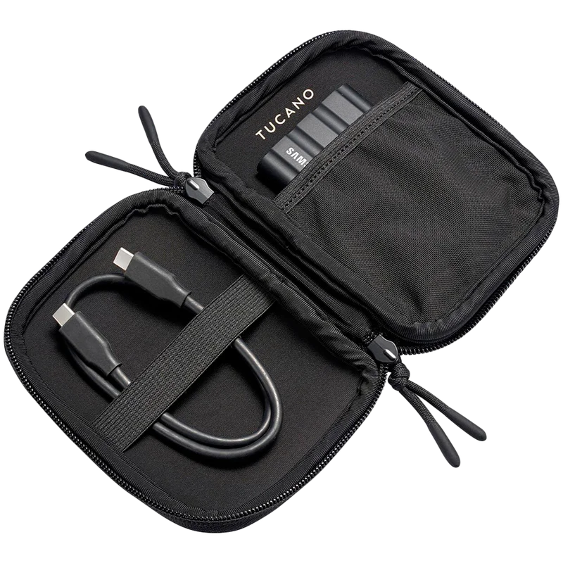 TUCANO TOPO Hard Disk Pouch, Black