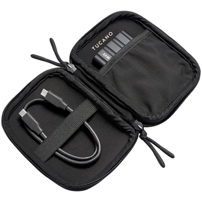 TUCANO TOPO Hard Disk Pouch, Black