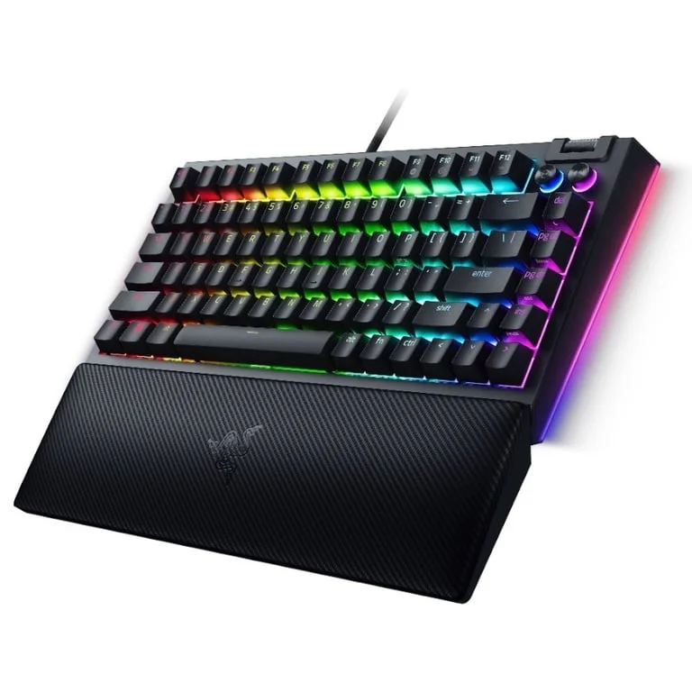 Гейминг клавиатура Razer BlackWidow V4 75% RZ03-05000100-R3M1, US Layout, Razer Chroma RGB, Hot-swappable, Черен