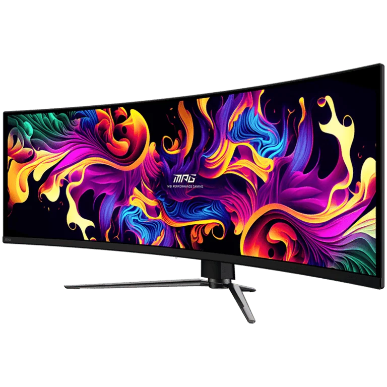 Гейминг монитор MSI – MPG 491CQPX, 49", QD-OLED, DQHD (5120x1440), 240Hz, 0.03ms, Curved