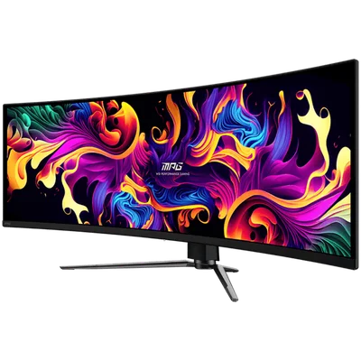 Гейминг монитор MSI – MPG 491CQPX, 49", QD-OLED, DQHD (5120x1440), 240Hz, 0.03ms, Curved