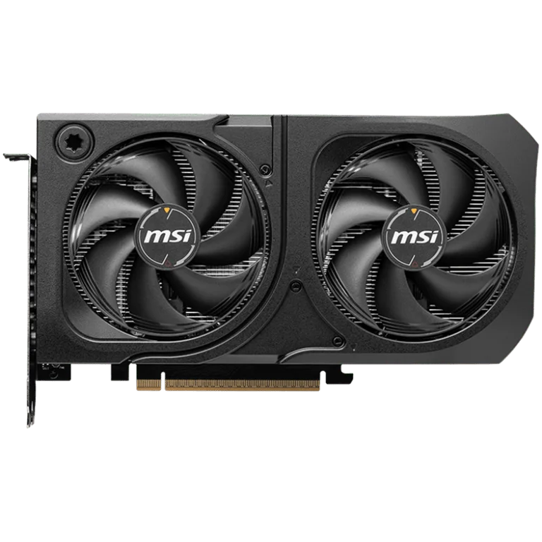 MSI Video Card NVIDIA GeForce RTX 5060 Ti 16G SHADOW 2X OC PLUS, 16GB GDDR7, 128-bit, 2602 MHz Boost, 4608 CUDA Cores, PCIe 5.0 (x8), 3x DP 2.1b, HDMI 2.1b, RAY TRACING, Dual Fan, 180W TDP, 8-pin PCIe Power, G-SYNC, 2-Slot, 3Y