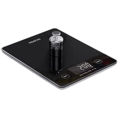Кухненска везна RENPHO – Calibra 1L, 10 кг, Bluetooth, LED, черна