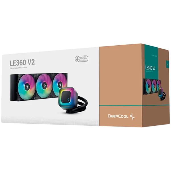 Охладителна система PROTECH – LE360 V2, 360mm, 3x120mm ARGB вентилатора, черен
